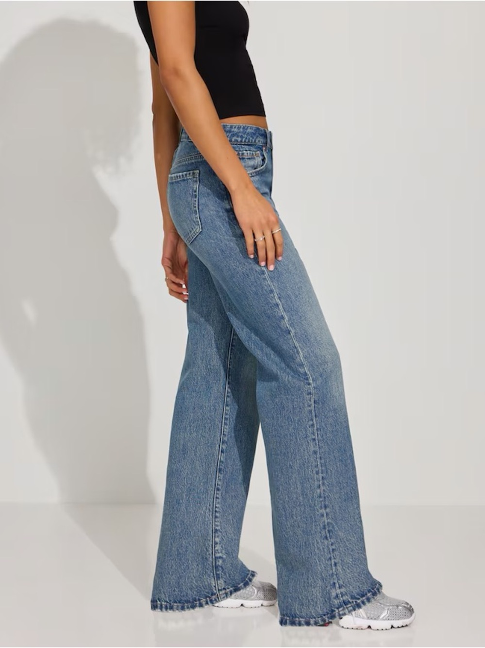 Garage Denim Size 28 Jambe Large Wide Leg Jeans